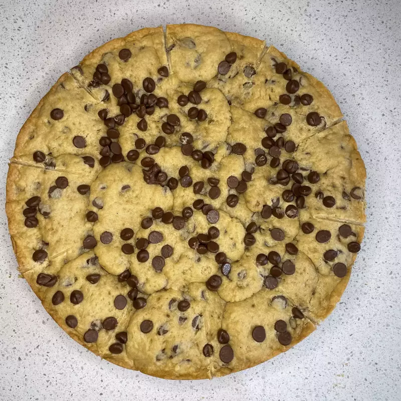 Torta de cookies com Nutella