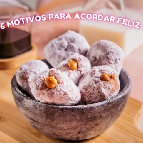 MINI DONUT - DOCE DE LEITE