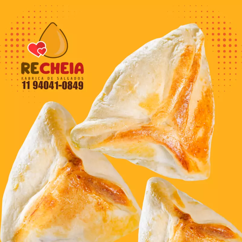 50 unid Salgados Assados de 40gr