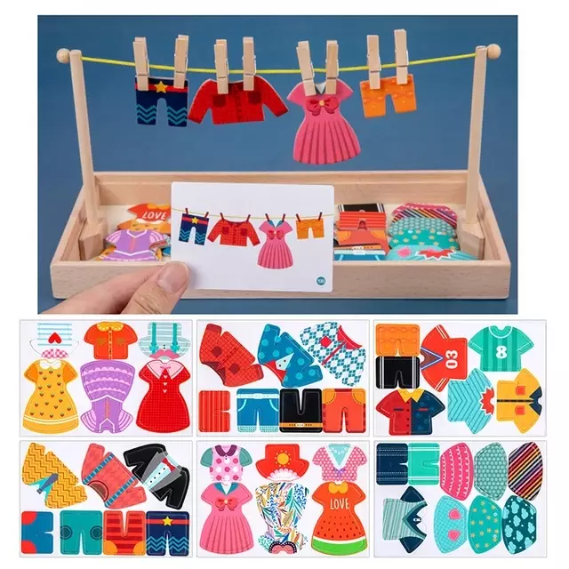 JUEGO TENDEDERO DE ROPA