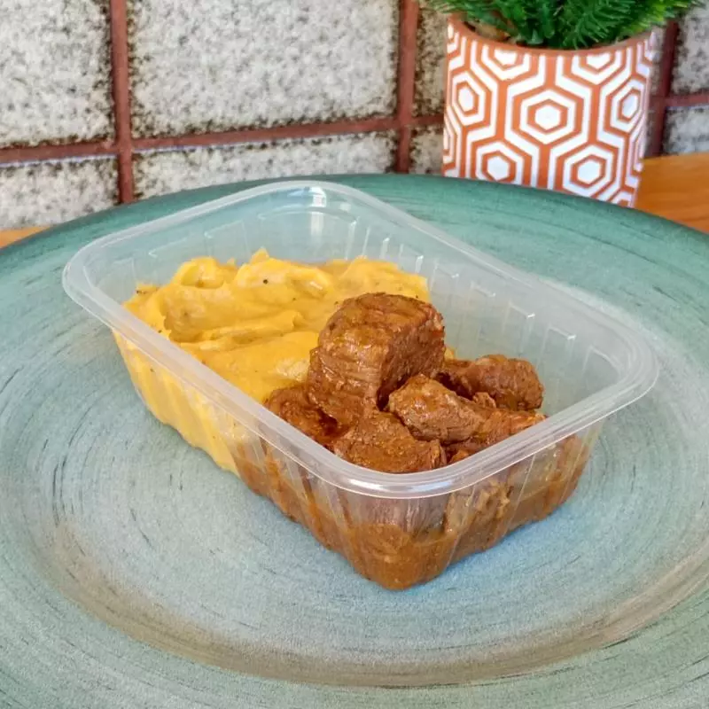 Mounjaro carne de panela e purê