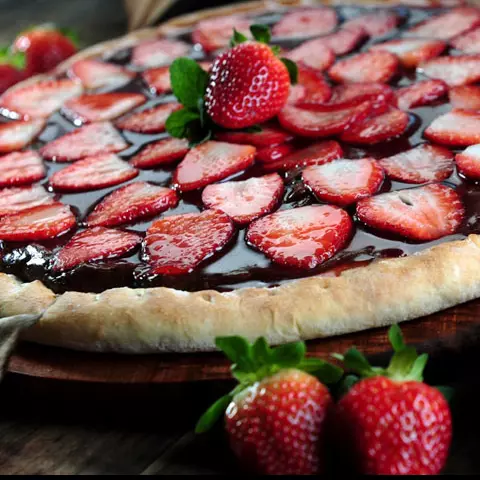 Chocolate y fresas