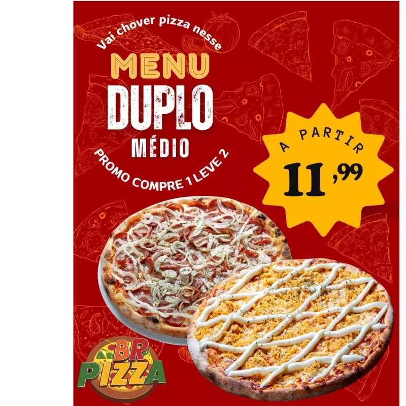 MENU DUPLO MEDIO