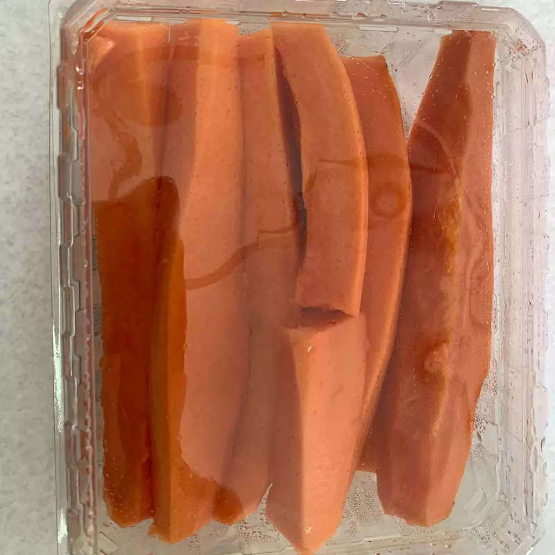 Mamão Papaia cortado