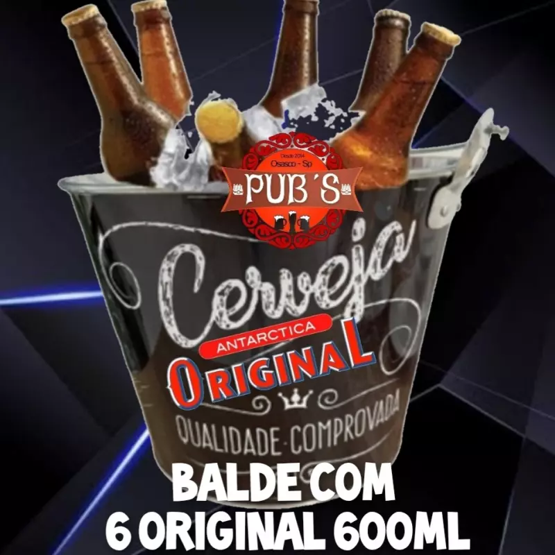 BALDE COM 6 ORIGINAL 600ML