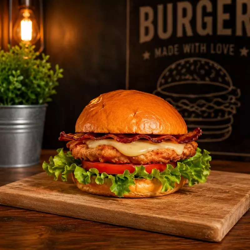 HAMBURGUER  Croc Burger +BATATA