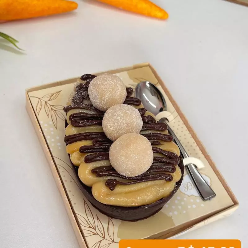 Ovo de colher ninho com nutela 200g