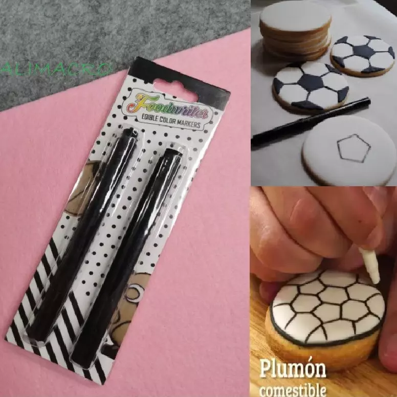 PLUMON NEGRO X2 TINTA COMESTIBLE