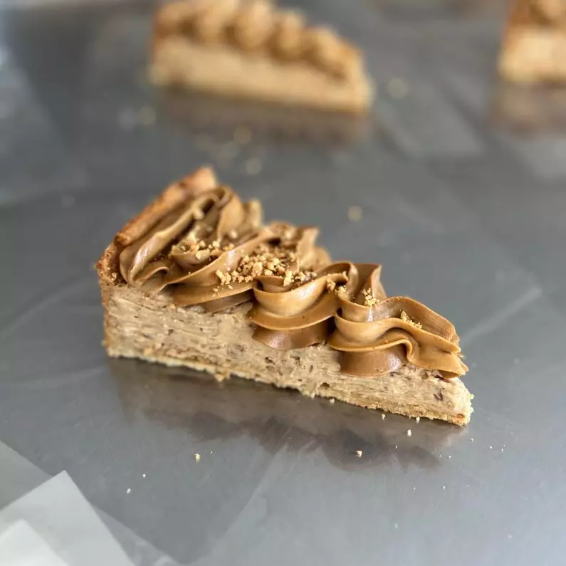CHEESECAKE DE PAÇOCA C DOCE DE LEITE