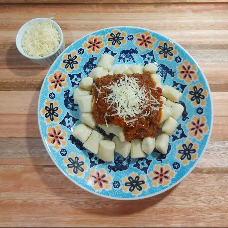 monte seu nhoque de batata