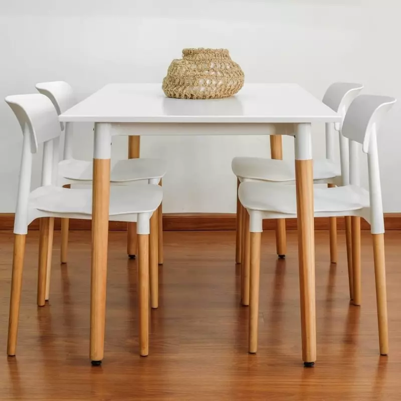 Combo Mesa 120x80 + 4 sillas Milan