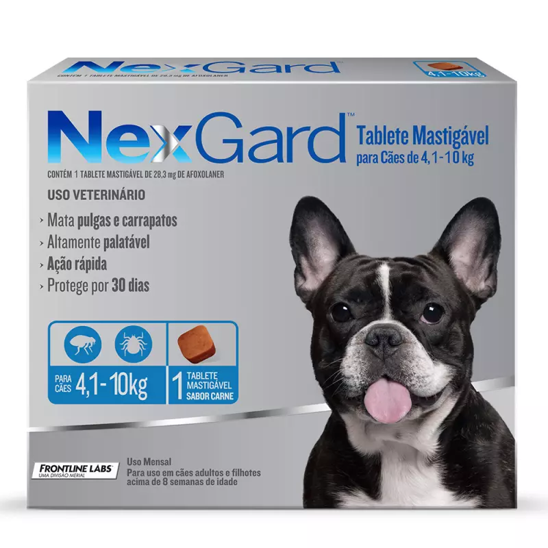 Nexgard para Cães de 4,1 a 10 kg
