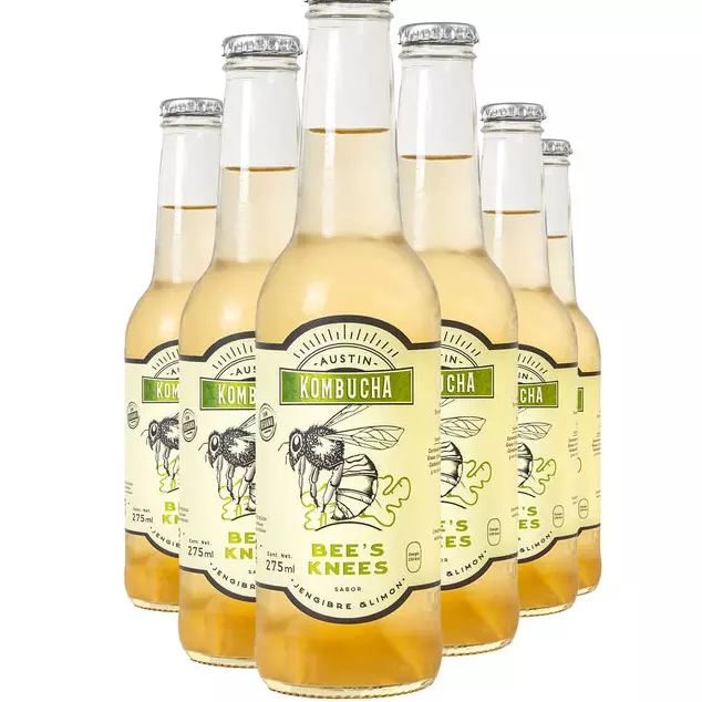 Kombucha jengibre limón