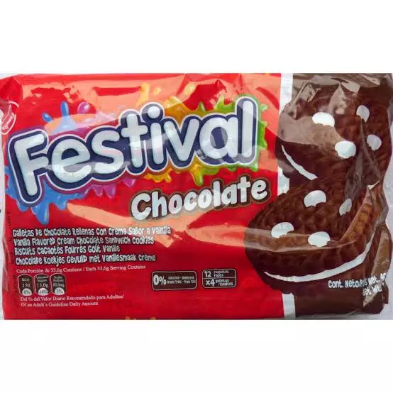 GALLETAS FESTIVAL CHOCOLATE X 12 PAQ