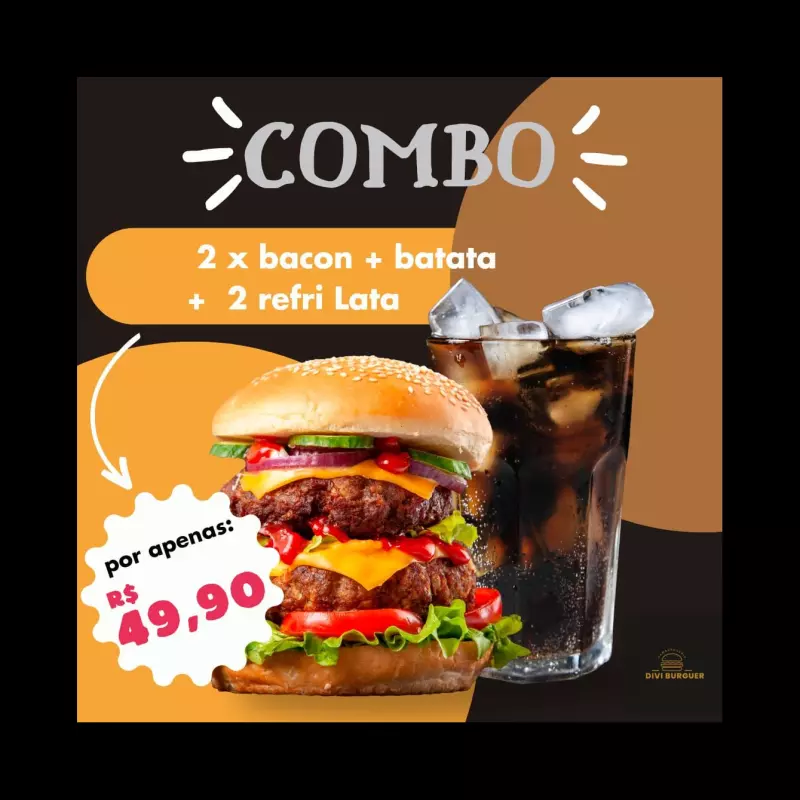 2 X BACON + REFRI 310
