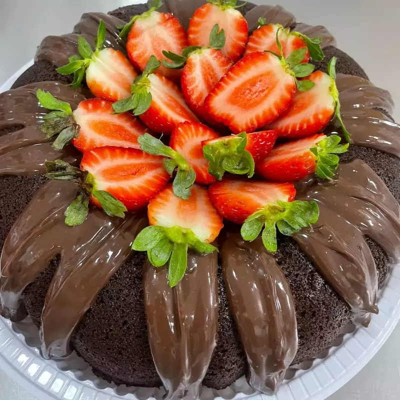 Bolo Caseiro recheado