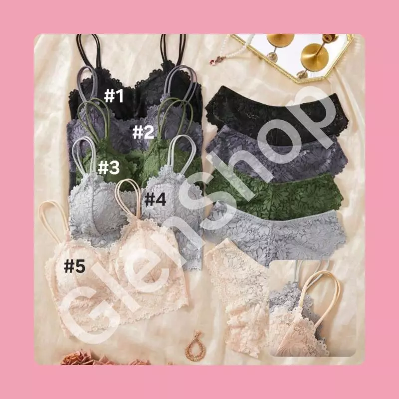 Conjunto lenceria encaje 1