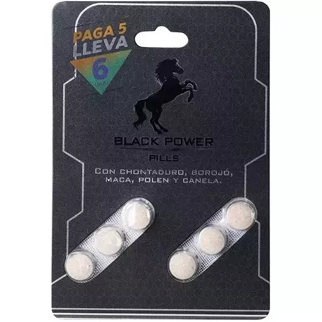 Energizante Pills x6 Black power