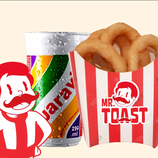 Combo Anéis de Cebola e Guaravita