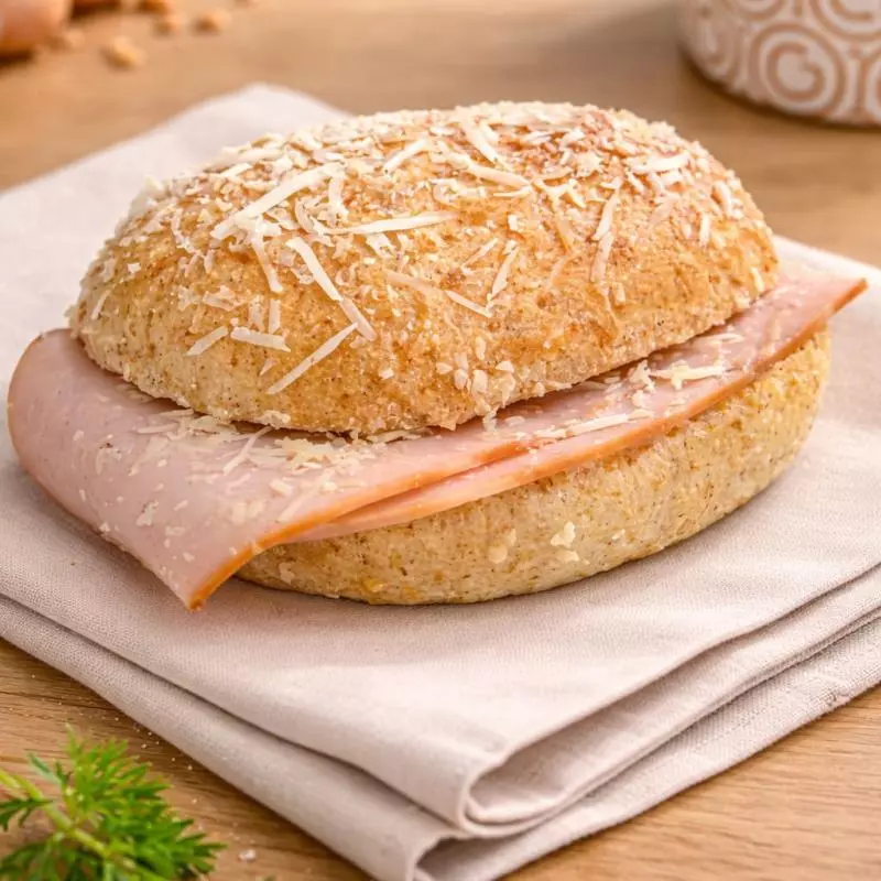 Pãozinho delicia de peito de peru