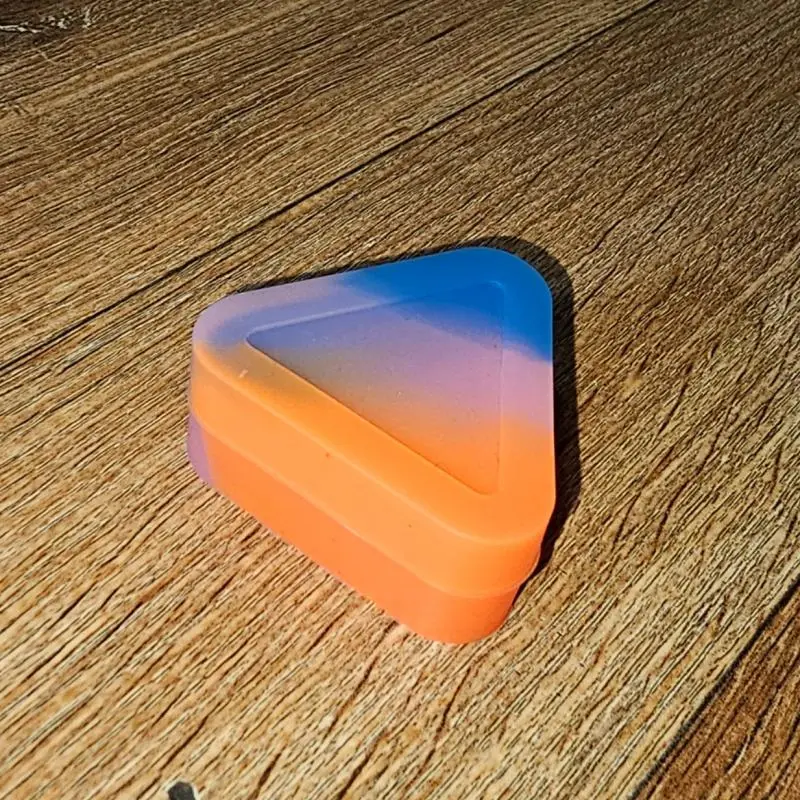 Slick Triângulo Laranja/rosa/azul
