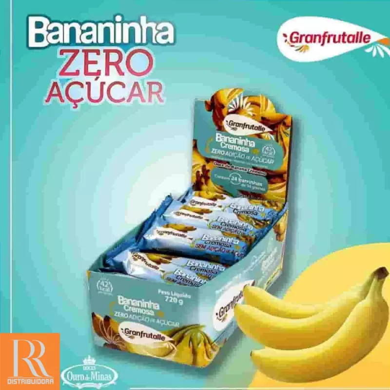 Bananinha Zero Açúcar com 24 unidade