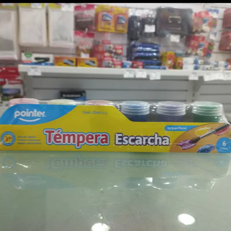 Témpera escarchada pointer