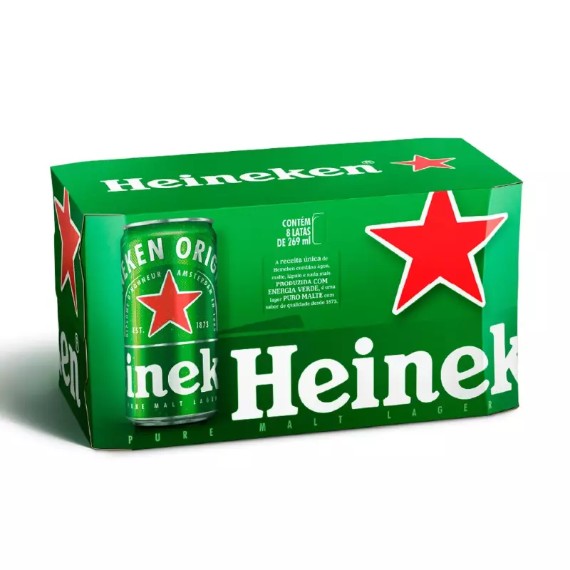 Pack Heineken c/8un Lata 269ml