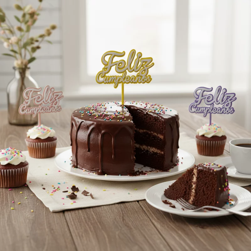 T031 TOPPER FELIZ CUMPLEAÑO-11X11CM