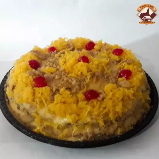 Torta Nozes com Baba de Moça
