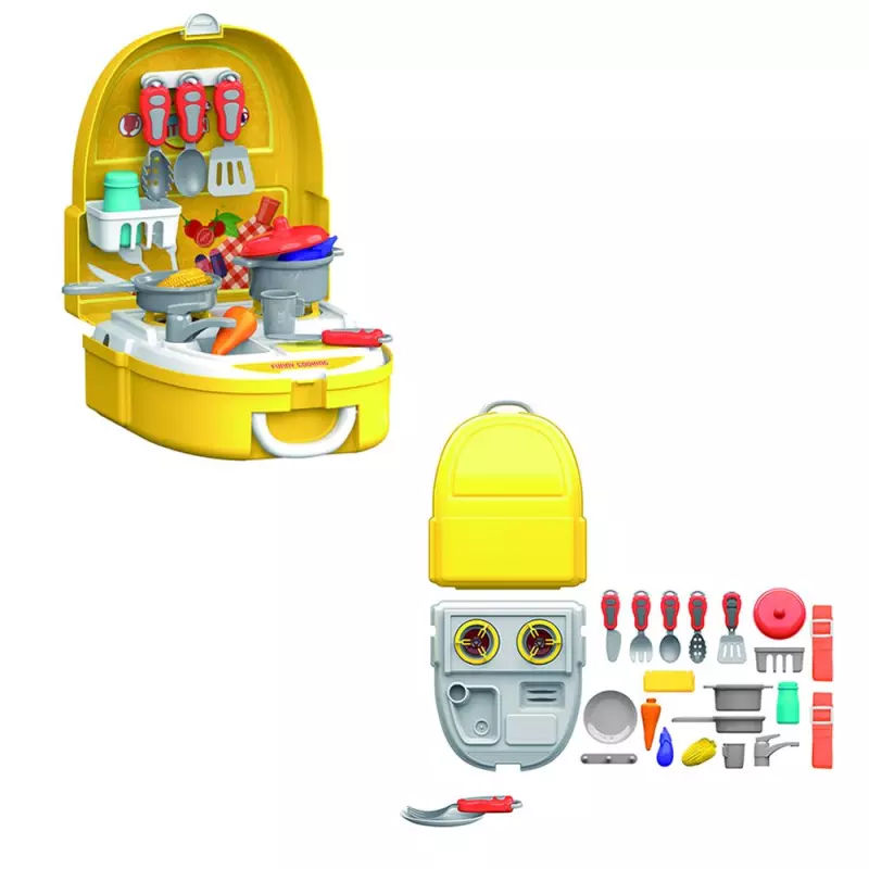 Mochilla con accesorios de Chef