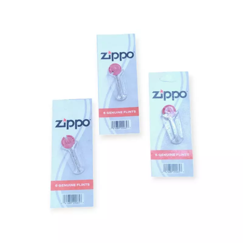 Pedra p/ Isqueiros Zippo c/6 Und