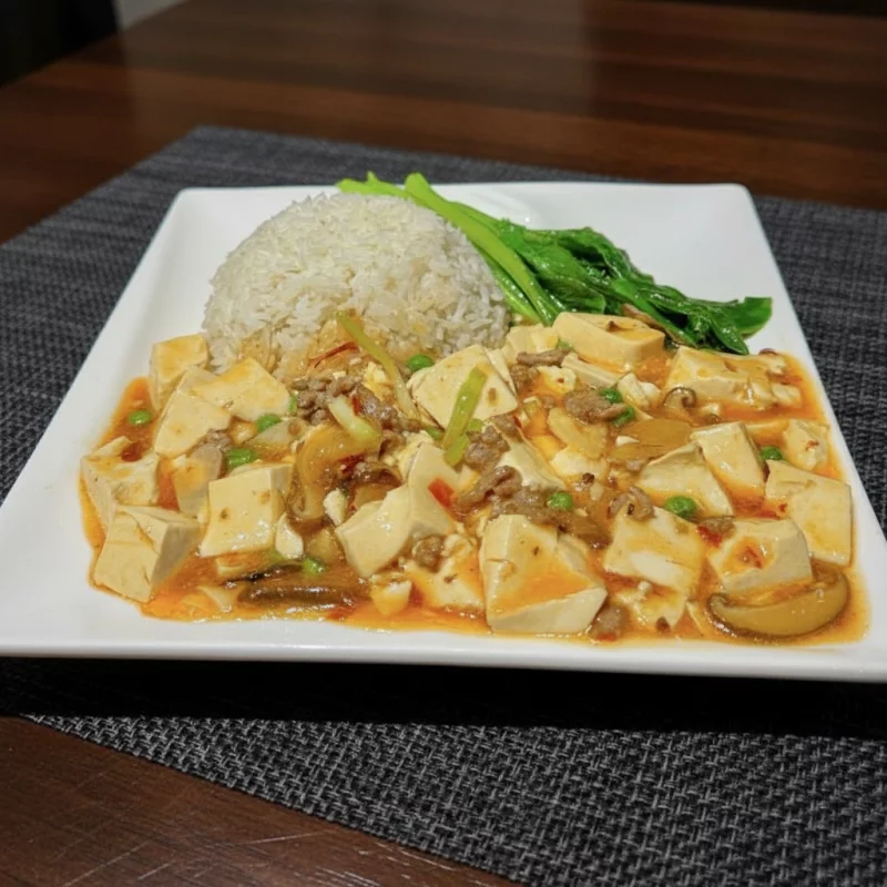 ARROZ CON MAPO TOFU 快餐麻婆豆腐饭