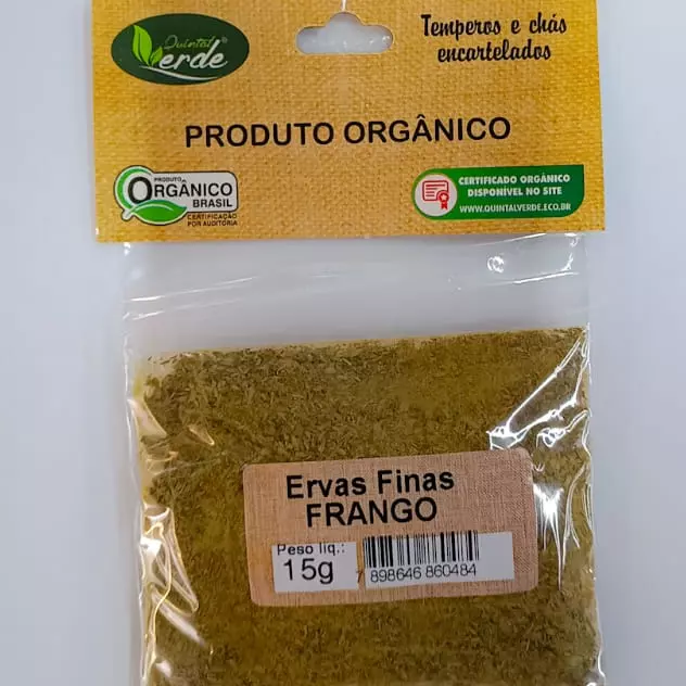 ERVAS FINAS ORG. FRANGO 15gr