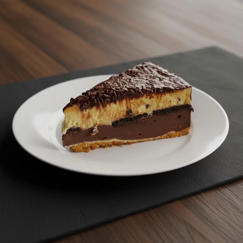 Fatia torta Oreo