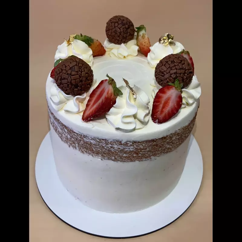 Seminaked 15cm - Chocolate e morango