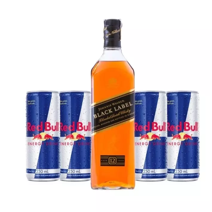 Black Label + 4 Red Bulls