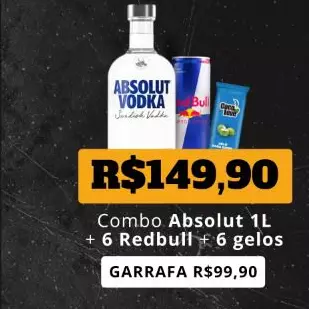 COMBO DE ABSOLUT C/ RED BULL