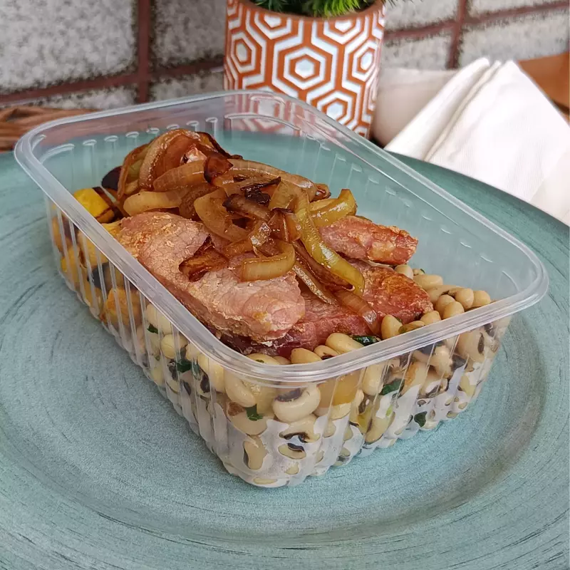 Picanha Suína com feijão fradinho