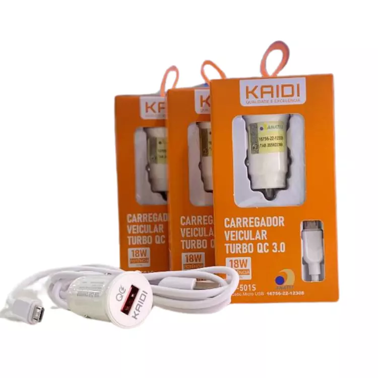 CARRREGADOR  KAIDI V8 KD501S