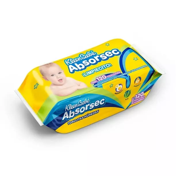 Toallitas húmedas absorsec
