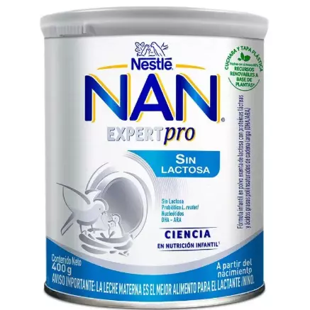 NAN SIN LACTOSA 400 GR