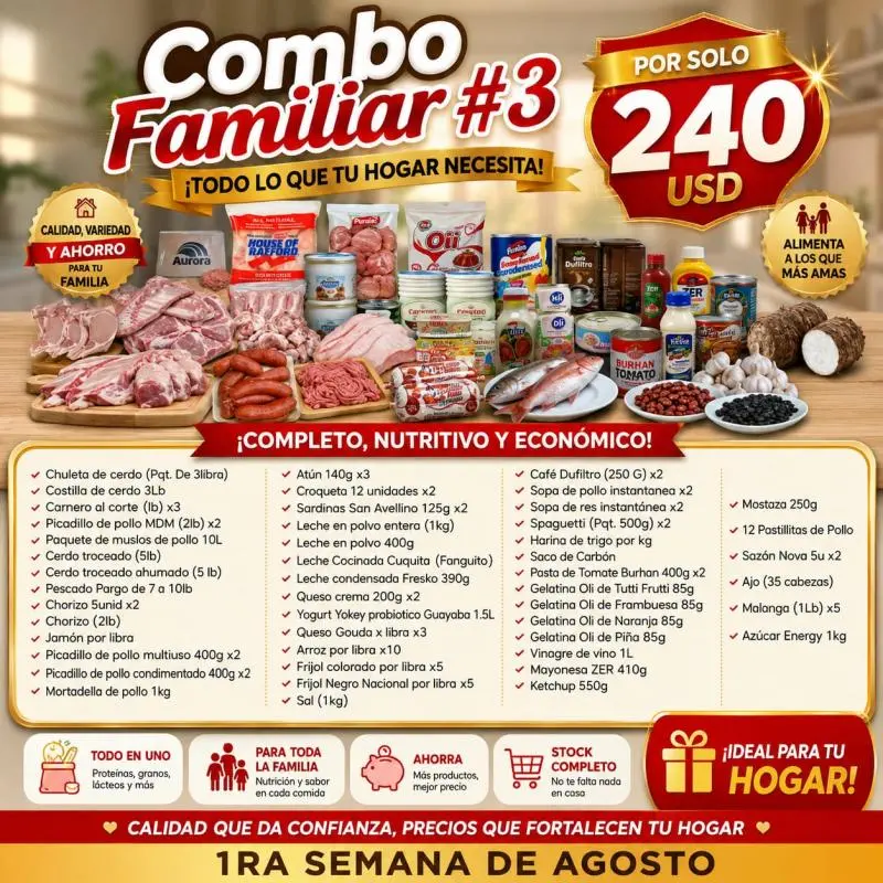 Combo Familiar #3
