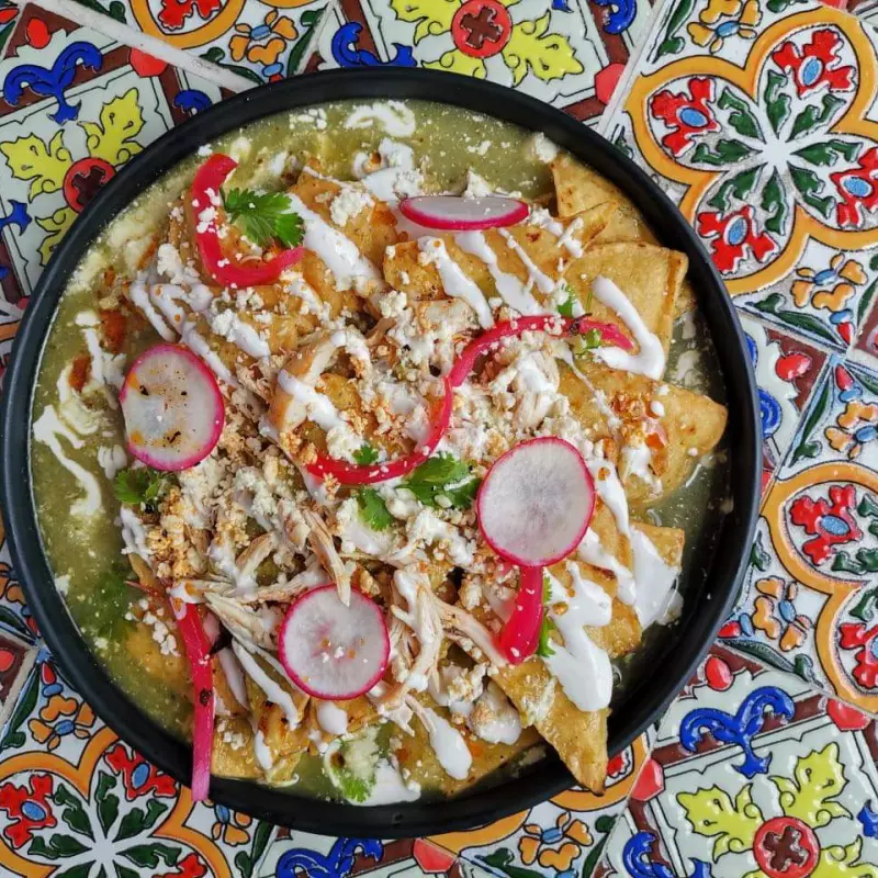 Chilaquiles Verdes Naturales