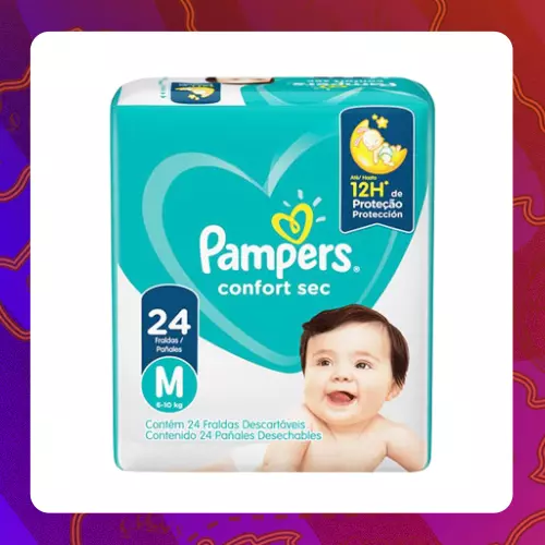 Unidad Pampers Pañales M