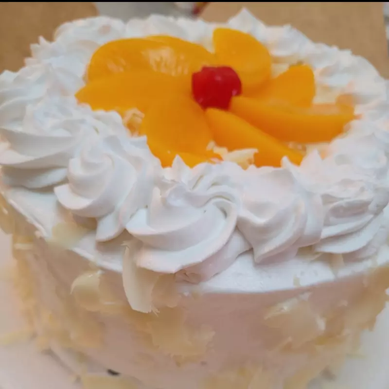 Tres leches de durazno