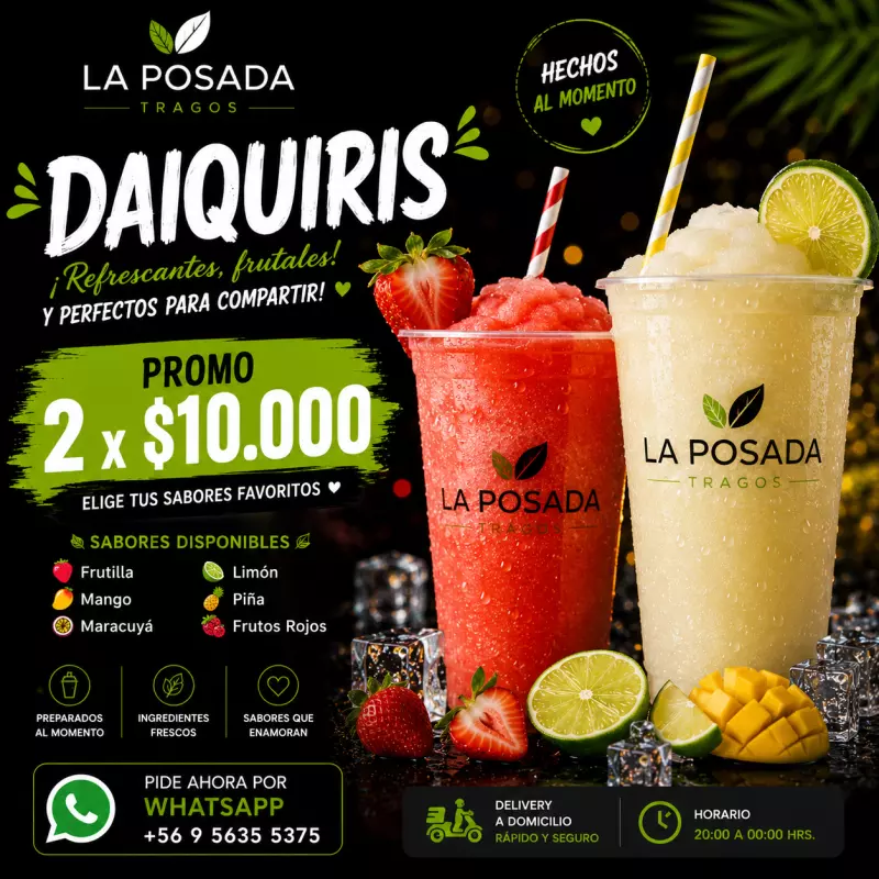 Promo 2 Daiquiris 1L