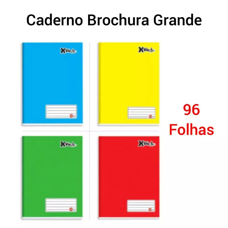 Caderno Brochura Grande - X-Write