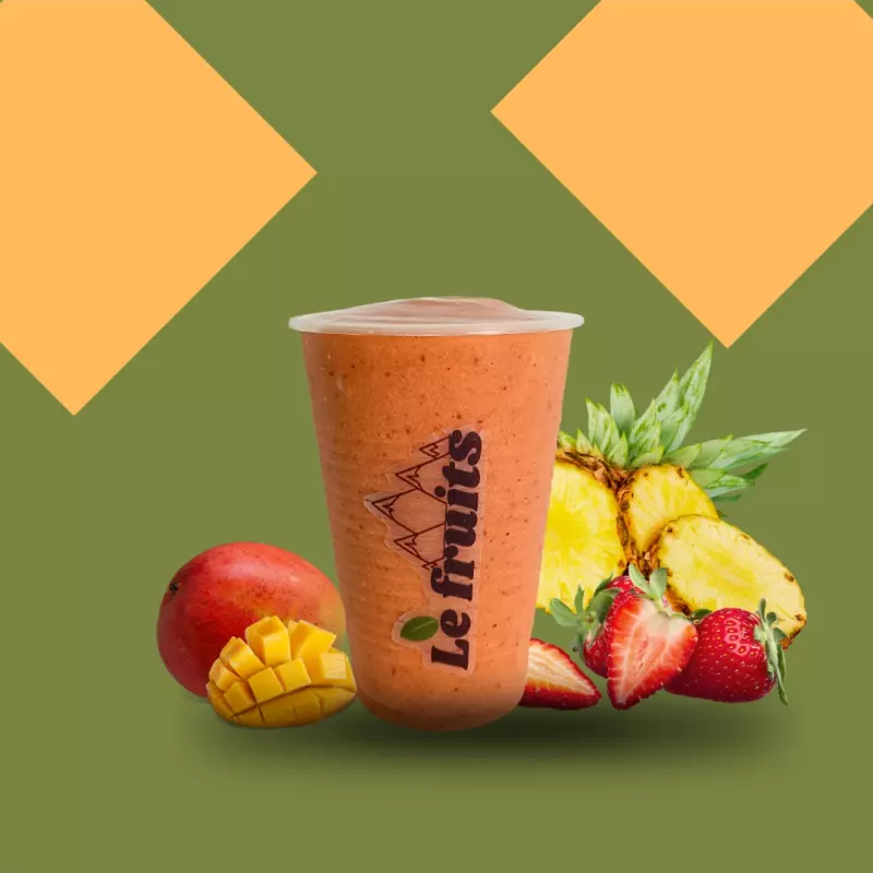 Piña mango fresa