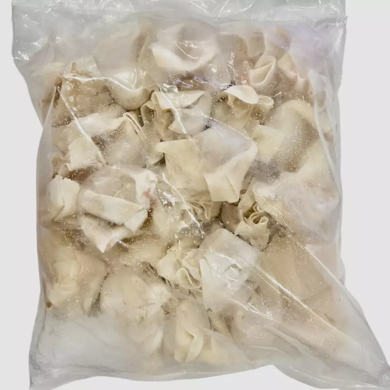 手工香菇鲜肉云吞 wanton con hongo